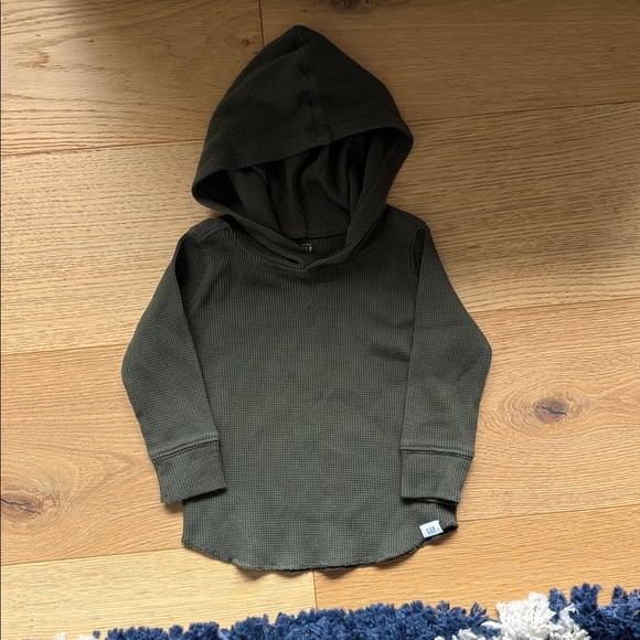 BabyGap Olive Green Hooded Top - Picture 1 of 1
